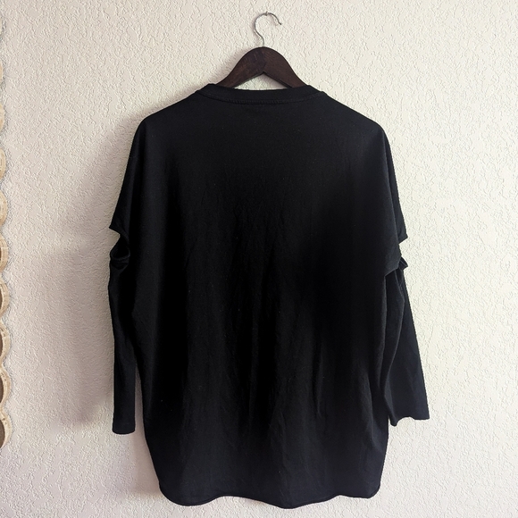 All Saints Long Sleeve Cutout Tee - Picture 4 of 4
